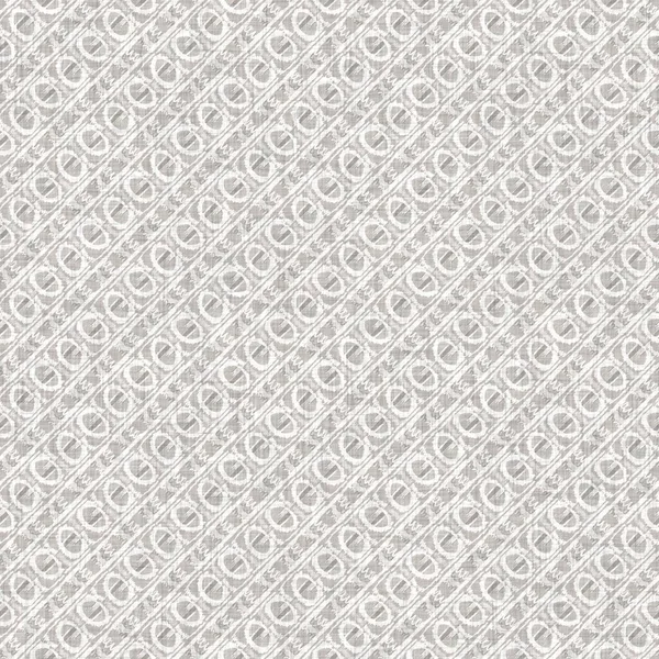 Fondo de textura de raya de lino tejido francés gris sin costuras. Granja de lino crudo patrón natural fibra de cáñamo. Hilo orgánico de cerca tejido de tejido. Ecru tejido crudo textura material áspero — Foto de Stock