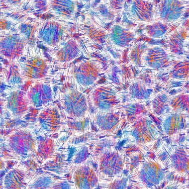 Kusursuz yaz boho 'su parmak izini sildi. Grunge hafif suluboya kolaj dokusu arka planı. Plaj desenli tekstil kumaşı. Boya mavisi, pastel, bulanık, püre, her yerde arıza var. 