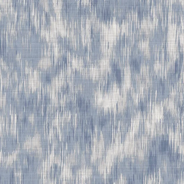 シームレスなフランスの農家のリネンストライプのテクスチャを織り。エクリュ亜麻青い麻繊維。自然パターンの背景。台所用タオル材料のための有機ティッキング生地。Pinstripe material alver｜print — ストック写真
