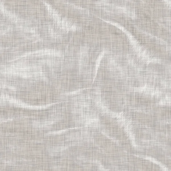 Kusursuz gri Fransız dokuması keten rengi çizgili arka plan. Ecru flax kenevir lifleri doğal desen. Organik iplikler kumaş dokuma malzemelerini birbirine yaklaştırır. Ecru grege nötr çizgili dalgalı kumaş.. — Stok fotoğraf