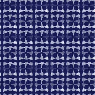 Kusursuz çivit mavisi. Donanma mavisi pamuk boyalı efekt arka planı. Japonlar motiflere karşı direniyor. Kumaşın her yerinde Asya füzyonu var..