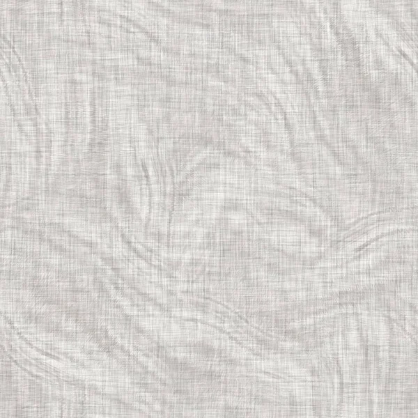 Sömlös grå franska vävda linne våg rand bakgrund. Ecru lin hampa fiber naturligt mönster. Ekologiskt garn tätt vävt tygmaterial. Ecru greige neutral randig vågig lina textilduk. — Stockfoto