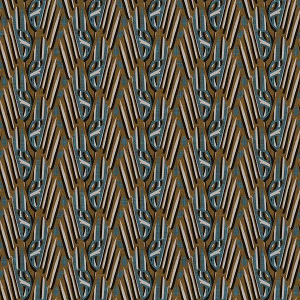 シームレスなダークストライプリネンの背景。ムーディーは線形の質感を洗う。50世紀半ばの柔らかい家具のファブリックスタイル。冬のストライプ柄生地｜print — ストック写真