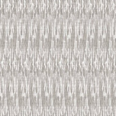 Kusursuz gri Fransız dokuması keten ipten şeritli arka plan. Çiftlik evi ecru flax kenevir lifleri doğal desen. Organik iplik kumaşa yakın. Ecru gri kumaş. Kaba kumaş.