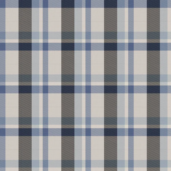 Bezešvé francouzské modrá žlutá farma styl gingham textury. Tkané plátno kontrola tkaniny vzor pozadí. Tartan kostkované detailní tkaniny tkaniny pro kuchyňské utěrky materiálu. Kostkovaný vláknitý piknikový stůl — Stock fotografie