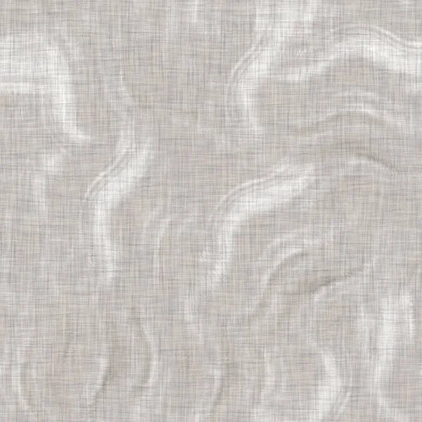 Sans couture gris français tissé lin vague fond de bande. Ecru fibre de chanvre lin motif naturel. Fil organique tisser tissu tissu de près. Ecru greige neutre rayé ondulé ligne tissu textile. — Photo