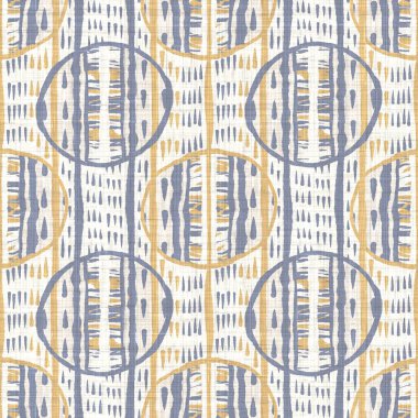 Kusursuz Fransız mavi çiftlik evi tarzı benekli benek dokusu. Örülmüş keten kumaş desenli çember arka plan. Mutfak havlusu kumaşı için noktalı yakın dokuma kumaşı. 