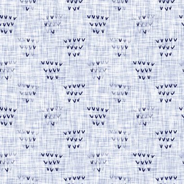 Kusursuz çivit mavisi. Donanma mavisi pamuk boyalı efekt arka planı. Japonlar motiflere karşı direniyor. Kumaşın her yerinde Asya füzyonu var..