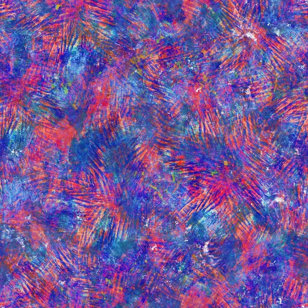 シームレスな夏のbohoはプリントを洗った。グランジライト水彩コラージュのテクスチャの背景。ビーチウェアパターン繊維生地。ピンク色のパステルブラーアップグリッチ｜print — ストック写真