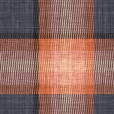 Örülmüş kumaş arkaplan deseni. Geleneksel ev dekorasyonu keten kumaş dokusu efekti. Kusursuz yumuşak döşeme kumaşı. Değişik melanj kış tartan dokuması baskılar.