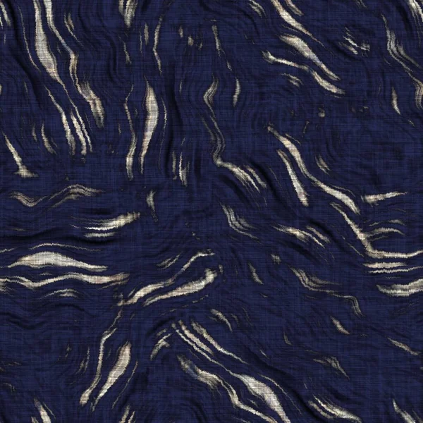 Seamless sepia grunge tie dye blob εκτύπωση υφής φόντο. Φθαρμένο στόλισμα μοτίβο ύφασμα. Grunge τραχύ ασπρόμαυρο λινό ύφασμα σε όλο το αποτύπωμα. Σκούρο υλικό βαφής indigo. — Φωτογραφία Αρχείου