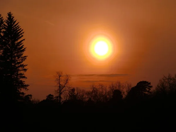          .            Sakin bir gece ve güneş batımında ufukta, öyleydi değişmeye başladı ve daireler etrafında ortaya çıktı.