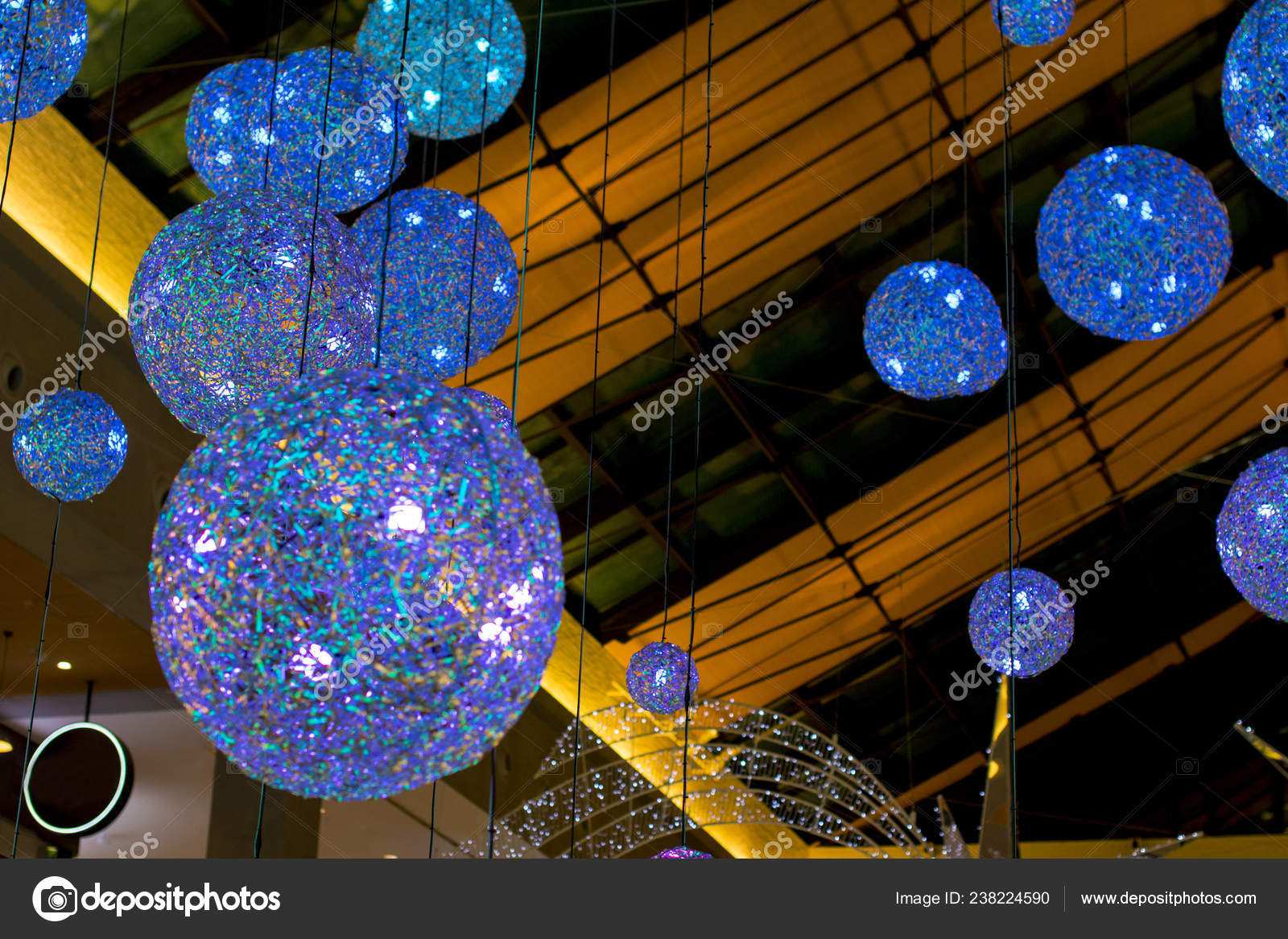 Transparent Ball Hanging Ceiling New Year Christmas Holiday