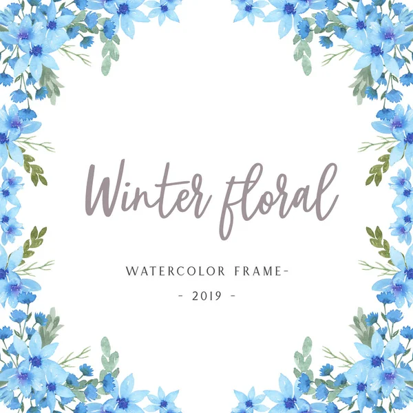 Watercolor florals with text frame border, lush flowers aquarelle hand painted isolated on white background. Design flowers decor for card, save the date, wedding invitation cards, poster, banner.