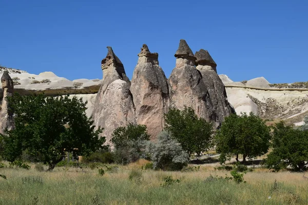 Cappadocia manzara volkanik oluşumu ile