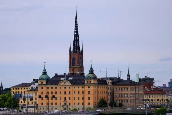 Eski City of Stockholm görünümü. İsveç