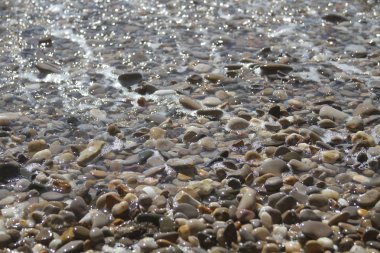 Deniz çakıl. Yukarıdan görüntülemek