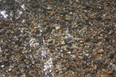 Deniz çakıl. Yukarıdan görüntülemek