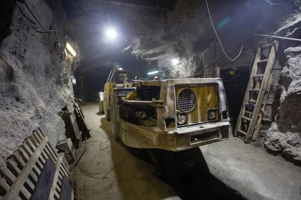 Машина Lhd Торо Подземном Гараже Золотодобывающей Шахты — стоковое фото