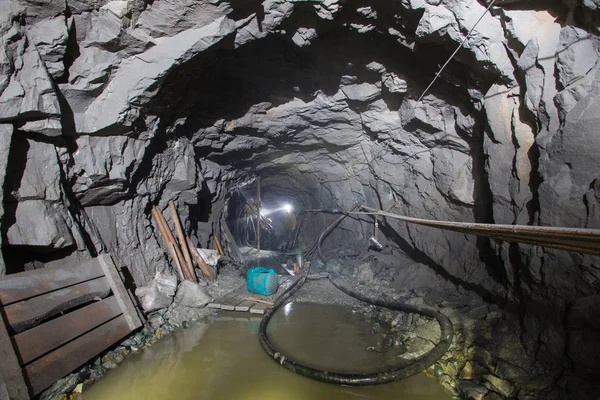 Taladradora Neumática Roca Jackdrill Mina Subterránea — Foto de Stock