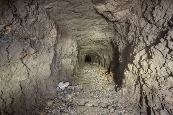 Minas Nido Mineral Túnel Subterráneo — Foto de Stock