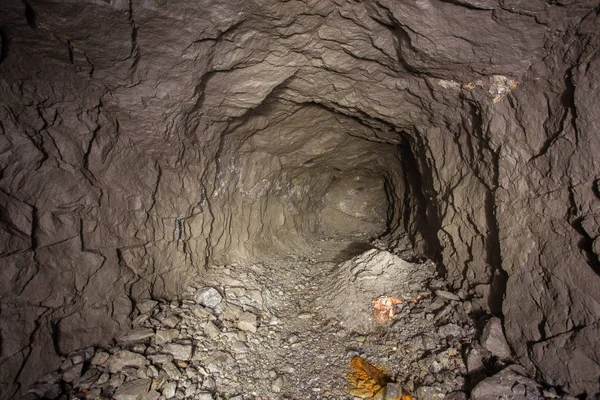 Minas Nido Mineral Túnel Subterráneo —  Fotos de Stock