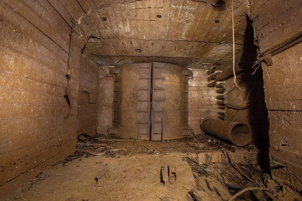 Подземный Заброшенный Золотой Рудник Шахты Шахты Туннель Проход Большими Огромными — стоковое фото