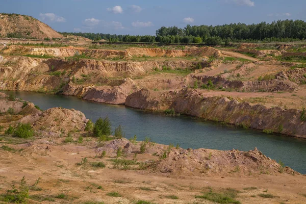 Tecnología Minería Minas Oro Cielo Abierto — Foto de Stock