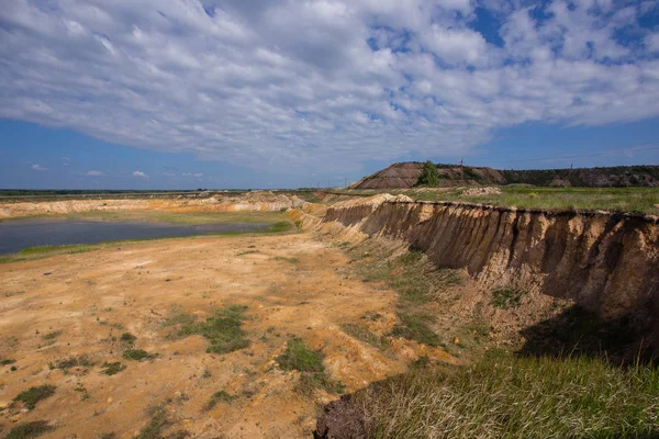 Tecnología Minera Minas Oro Cielo Abierto — Foto de Stock