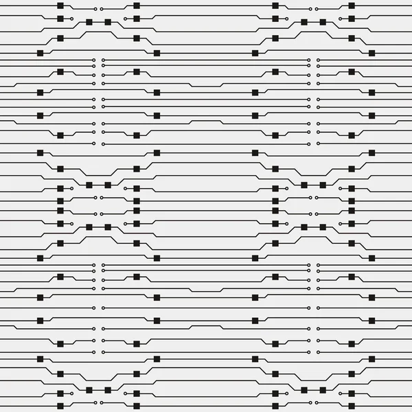Abstract circuit board background. Vector flat circuit board illustration — Stock Vector