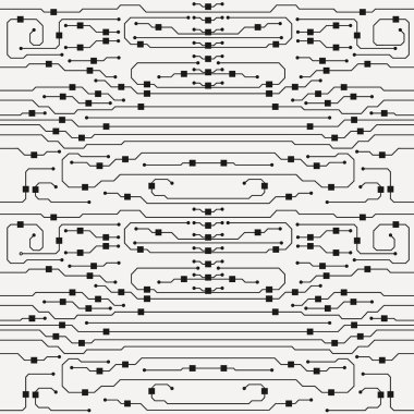 Vektör devre kartı Illustration. Soyut devre kartı arka planı