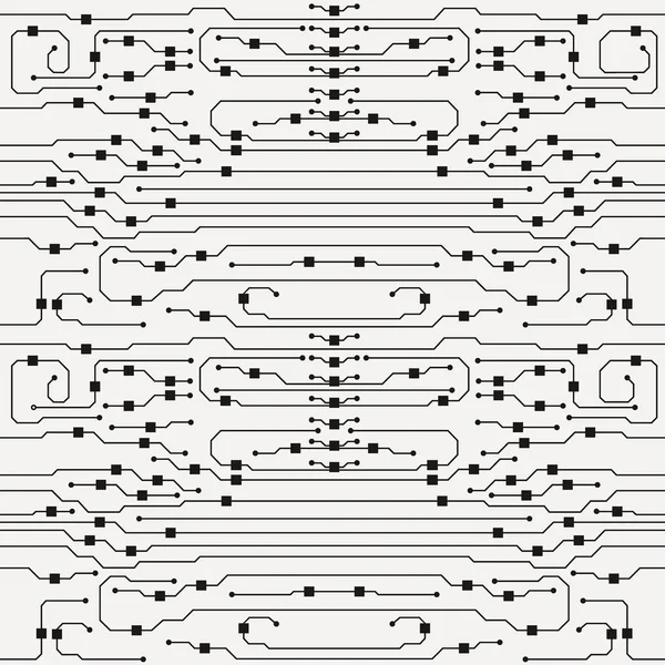 矢量电路板插图。抽象电路板背景 — 图库矢量图片