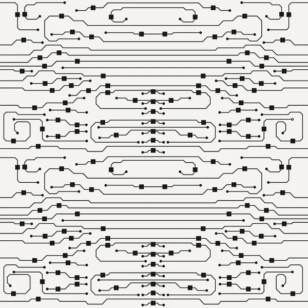 Fundo da placa de circuito vetorial. ilustração placa de circuito plano abstrato — Vetor de Stock