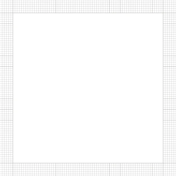 Vektor enkel rutat papper bakgrund. Abstrakt skiss papper illustration — Stock vektor