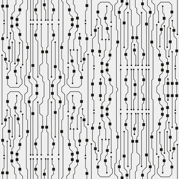 Απεικόνιση κυκλώματος διανυσματικών κυκλωμάτων. Φόντο πίνακα αφηρημένο κύκλωμα — Διανυσματικό Αρχείο