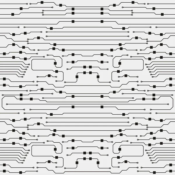 Circuit board illustration. Abstract circuit board background. Vector — Stock Vector