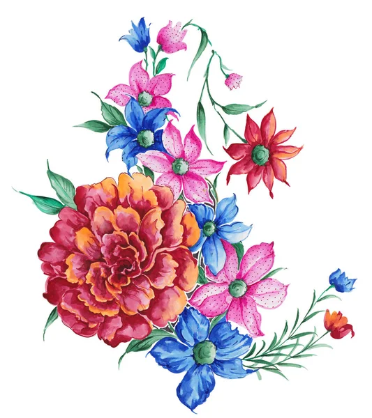 Hand Work Watercolor Art Work — Stockfoto