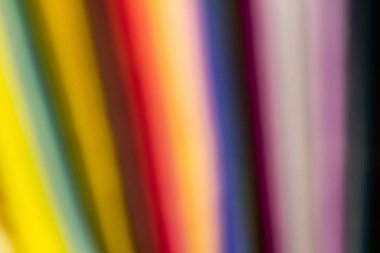 bulanık dikey parlak renk şeritler keçe yaprak seçici odak arka plan yığını