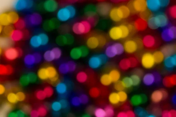 Bokeh Unschärfe Defokussieren Brillante Kreise Weihnachten Stimmung Gold Kreise Hell — Stockfoto