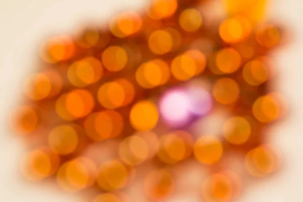 Bokeh Sfocatura Sfocatura Brillanti Cerchi Umore Natale Cerchi Oro Luminoso — Foto Stock