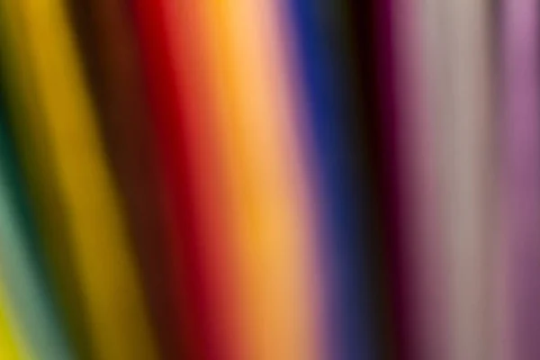 Verschwommene Vertikale Helle Farbstreifen Stapel Von Filzblättern Selektiver Fokus Hintergrund — Stockfoto
