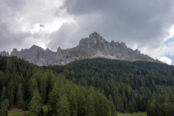Latemar Egy Híres Hegy Dolomitok Dél Tirol Trentino Olaszország — Stock Fotó