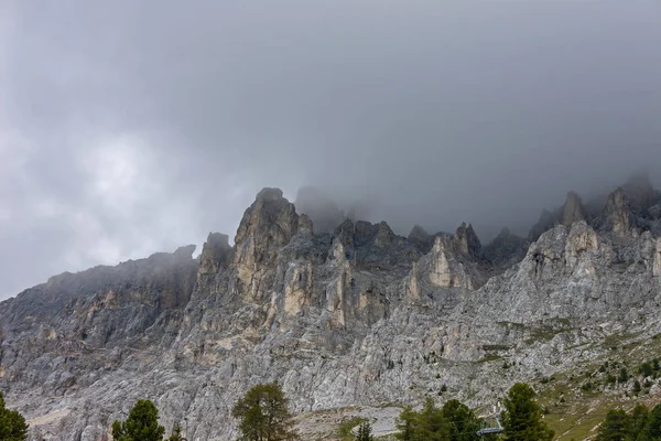 Latemar Berömda Berget Dolomiterna Södra Tyrol Trentino Italien — Stockfoto