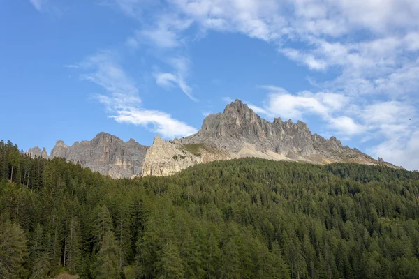 Latemar Słynnej Góry Trentino Południowy Tyrol Dolomity Włochy — Zdjęcie stockowe
