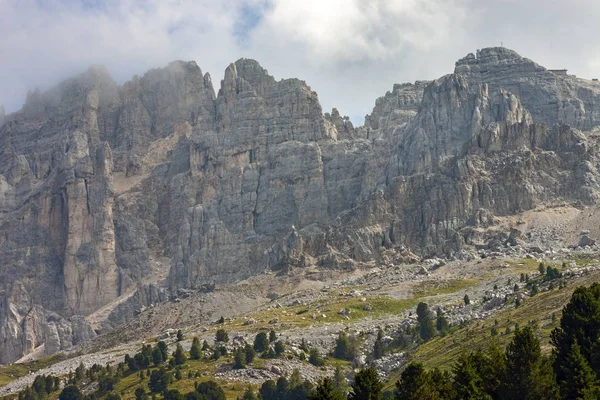 Latemar Słynnej Góry Trentino Południowy Tyrol Dolomity Włochy — Zdjęcie stockowe