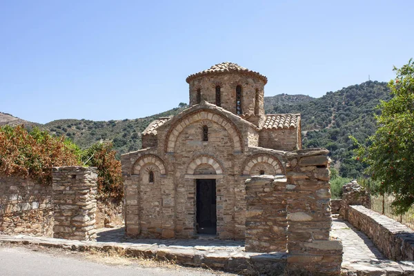 Bizantine Church Panaya Fodele Crete Greece — Stock Photo, Image