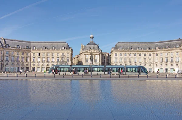 Place Bourse Bordeaux Ban Tervezte Királyi Építész Jacques Ange Gabriel — Stock Fotó