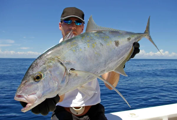 Pesca Alto Mar Pesca Caça Grande Pesca Barco Pesca Água — Fotografia de Stock