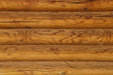 Doğal arka plan günlük duvar. Doku ahşap günlükleri.