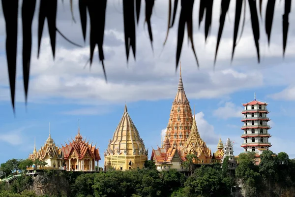 Wat Thum Sua Sur Ciel Bleu Kanchanaburi Thaïlande — Photo